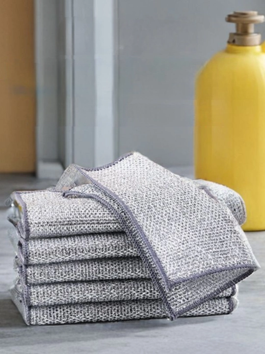 Metall to'rli latta, mikrofiber latta, idish, oshxona va hammom tozalash uchun