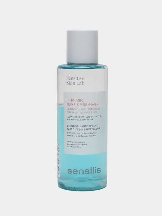Ko‘z va lablar uchun makiyaj tozalash vositasi Sensilis Bi-Phasic ikki fazali, 150 ml