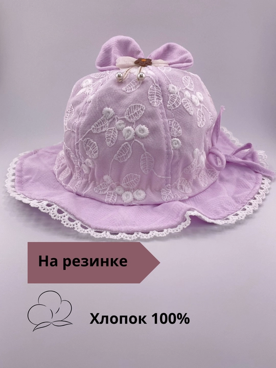 Детская панама – летняя мягкая хлопковая шапка для девочек