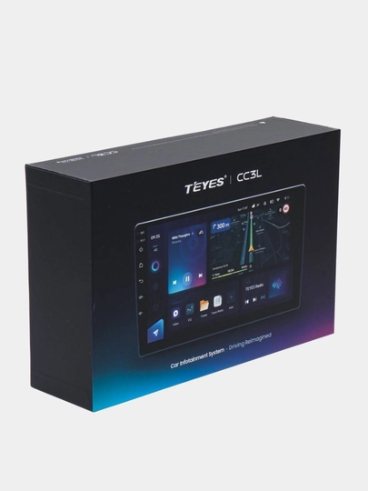 Монитор Teyes CC3L для Matiz 4+32, в комплекте с рамкой и заглушками — AUTODM-MATI
