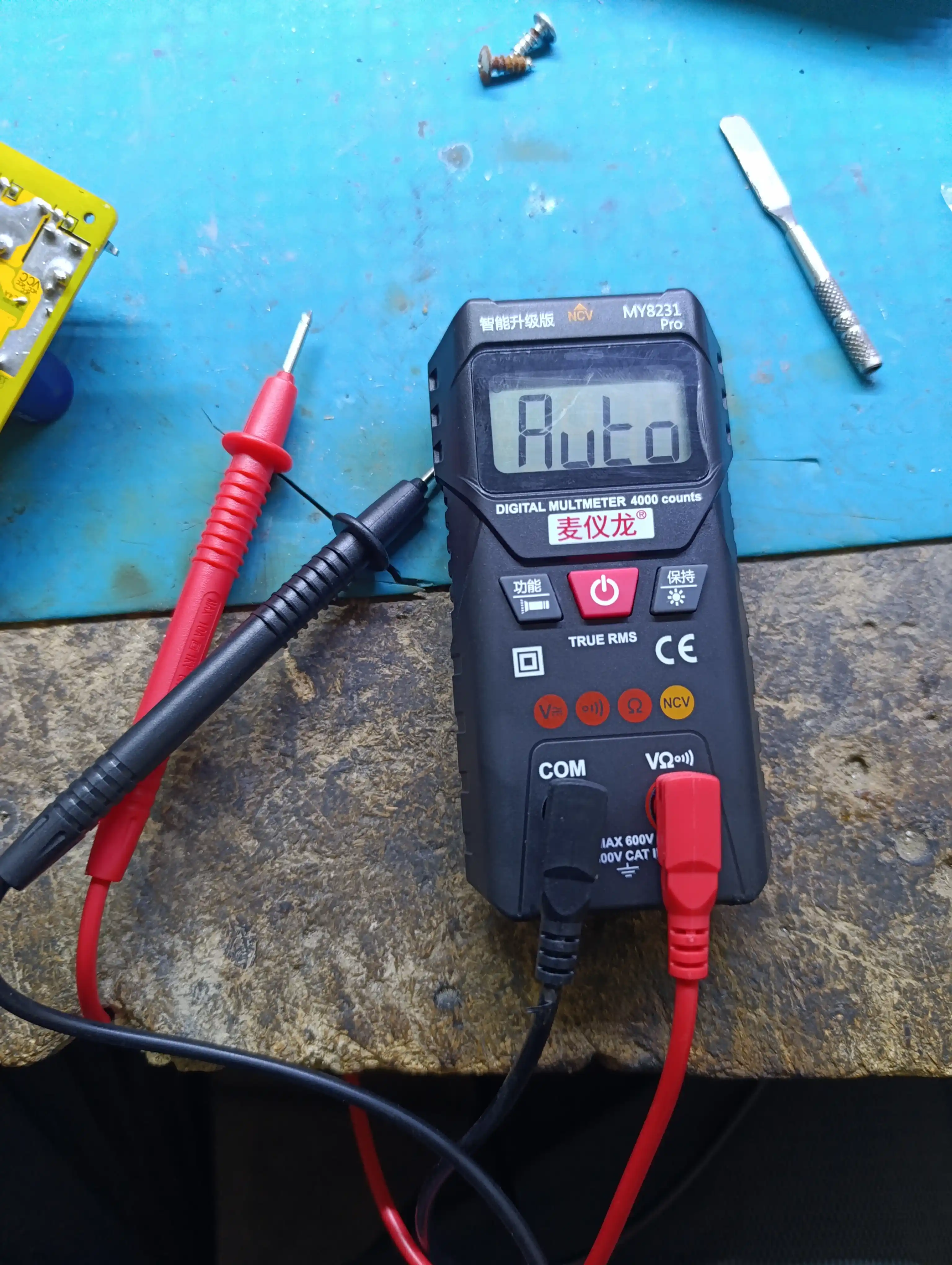Raqamli avtomatik multimetr, tester, NCV