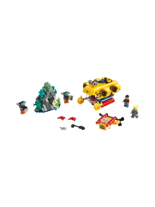 Конструктор LEGO City 60264 Океан: исследовательская подводная лодка, 286 деталей