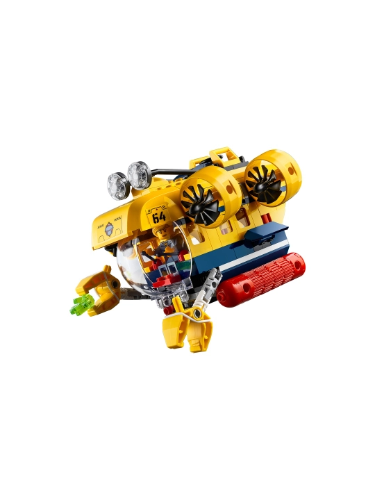 Конструктор LEGO City 60264 Океан: исследовательская подводная лодка, 286 деталей