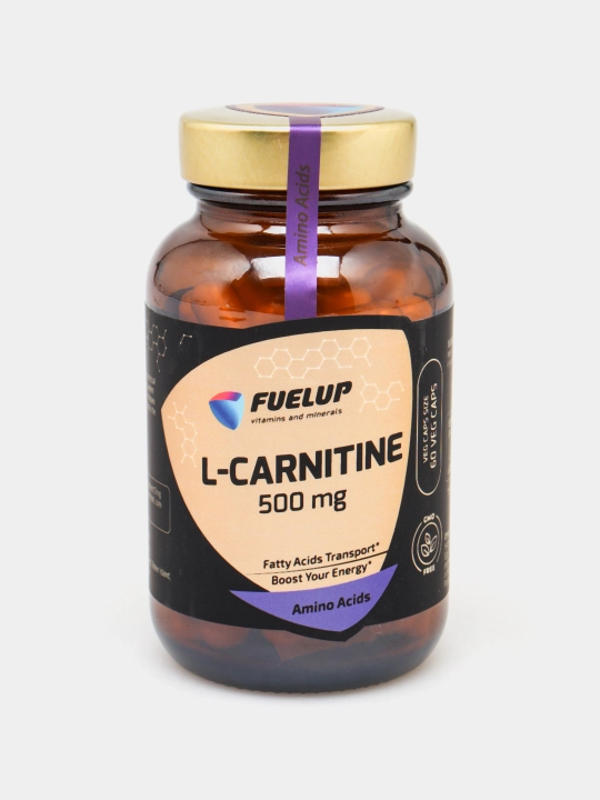 FuelUP L Karnitin, 500 mg, 60 mg kaps, L karnitin