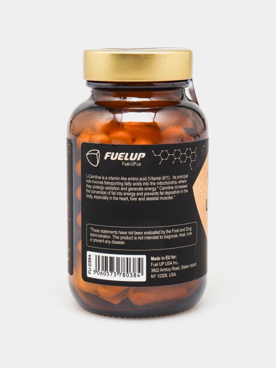 FuelUP L Karnitin, 500 mg, 60 mg kaps, L karnitin