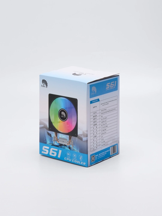 CPU sovutgichi intel va AMD RGB ARGB 2,4, 6 sovutgich quvuri protsessor sovutish sistemasi