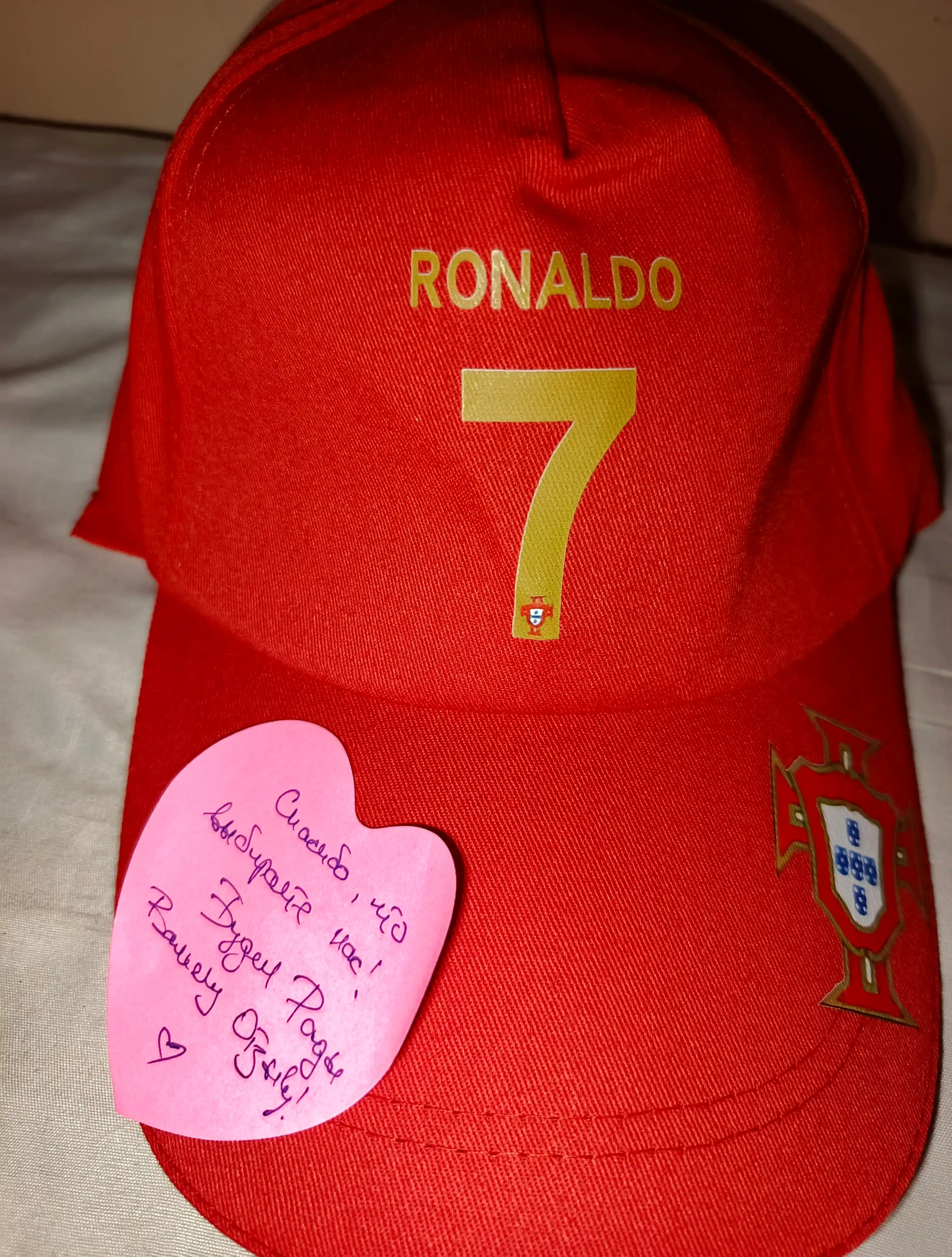 Kepka Krishtiano Ronaldo -  CR7, ayollar va erkaklar uchun
