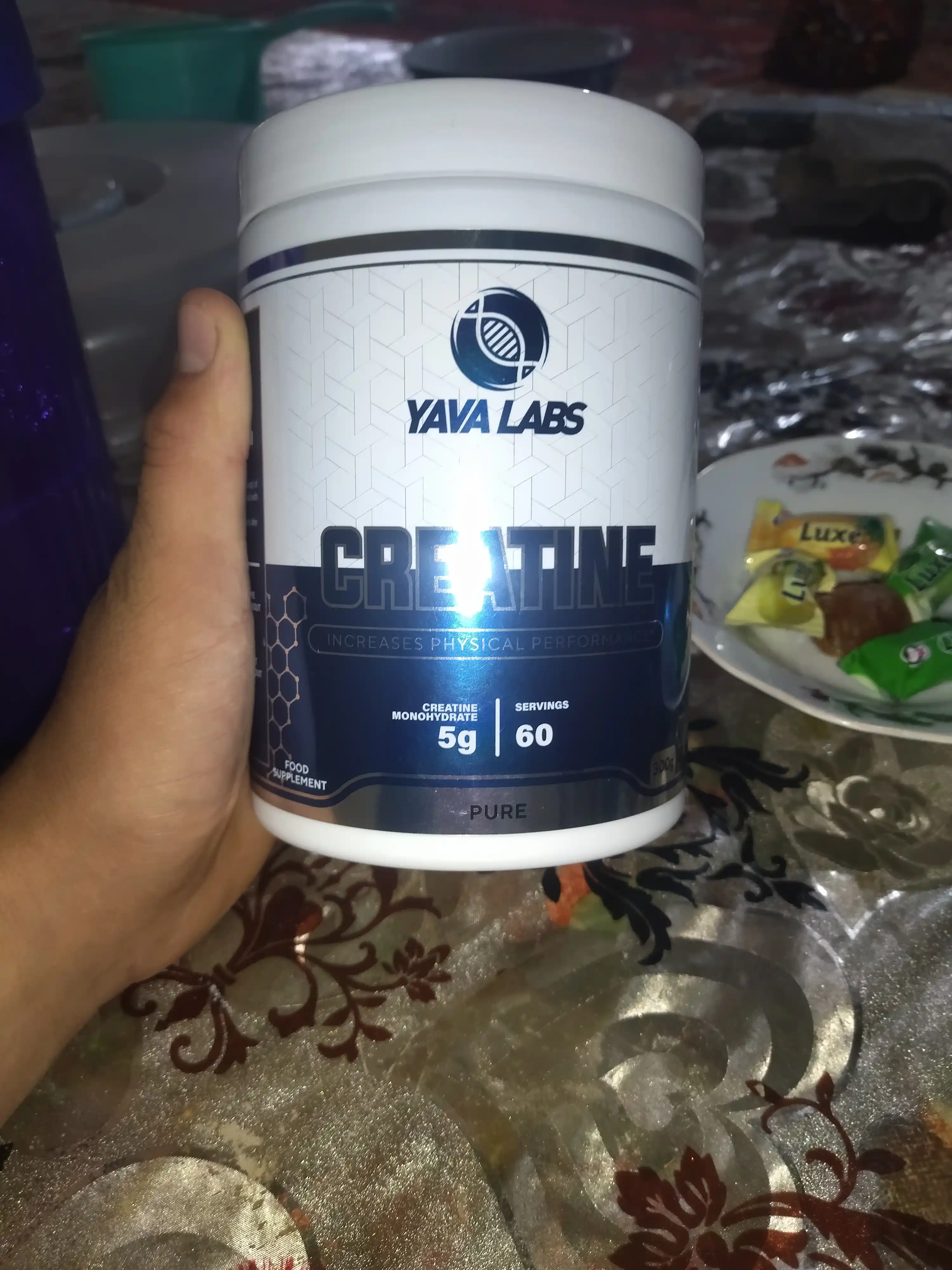 YAVA LABS CREATINE kukun, kapsula, mazza qo'shilgan