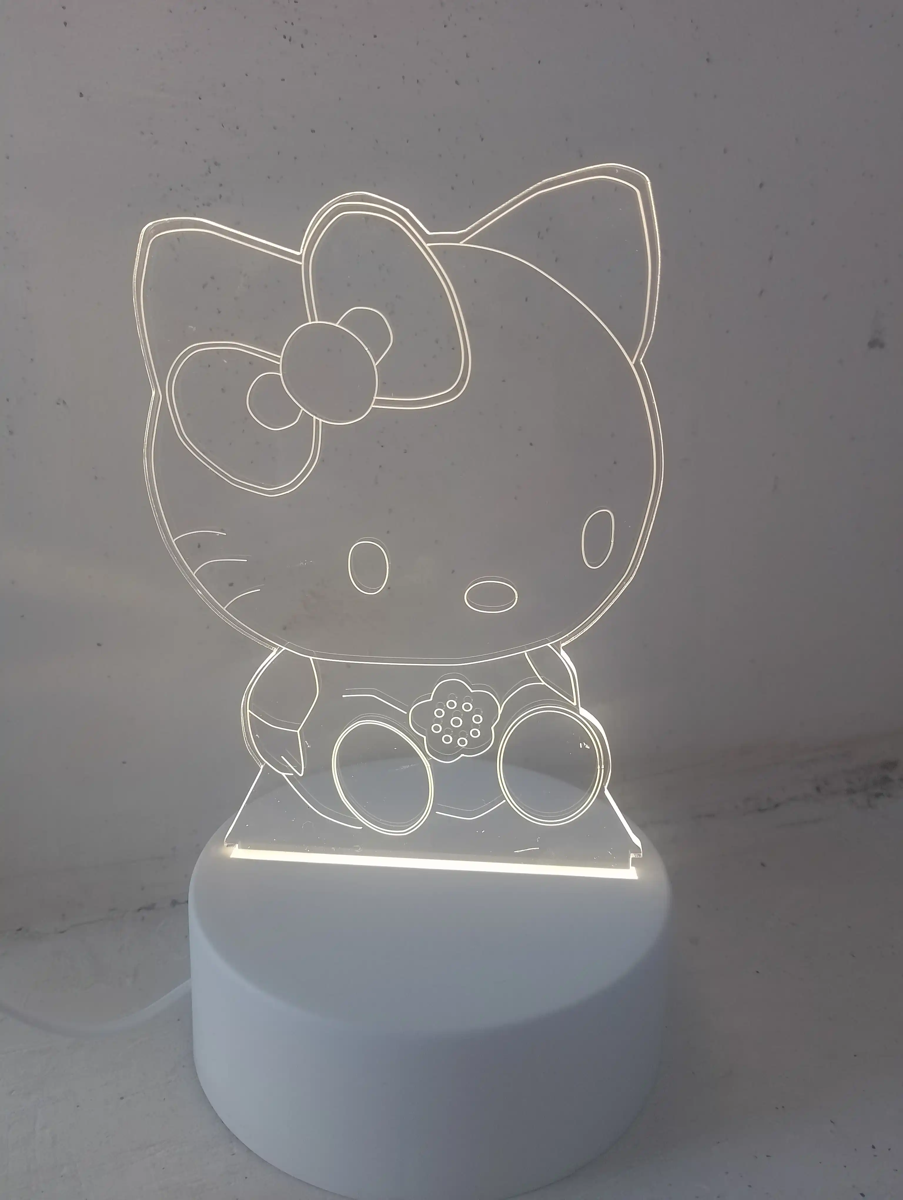 3D chiroq LED tungi chiroq, USB