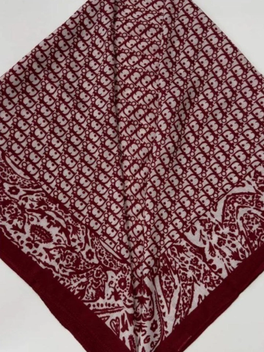 Ayollar uchun ipak ro'mol, 90 x 90 sm