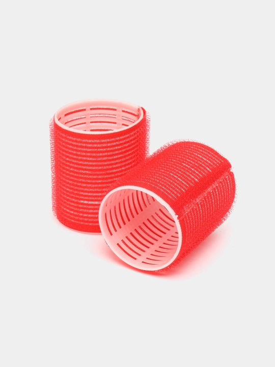 Бигуди на липучке для укладки и объема, Velcro, пластиковые, 40 мм, 5 шт