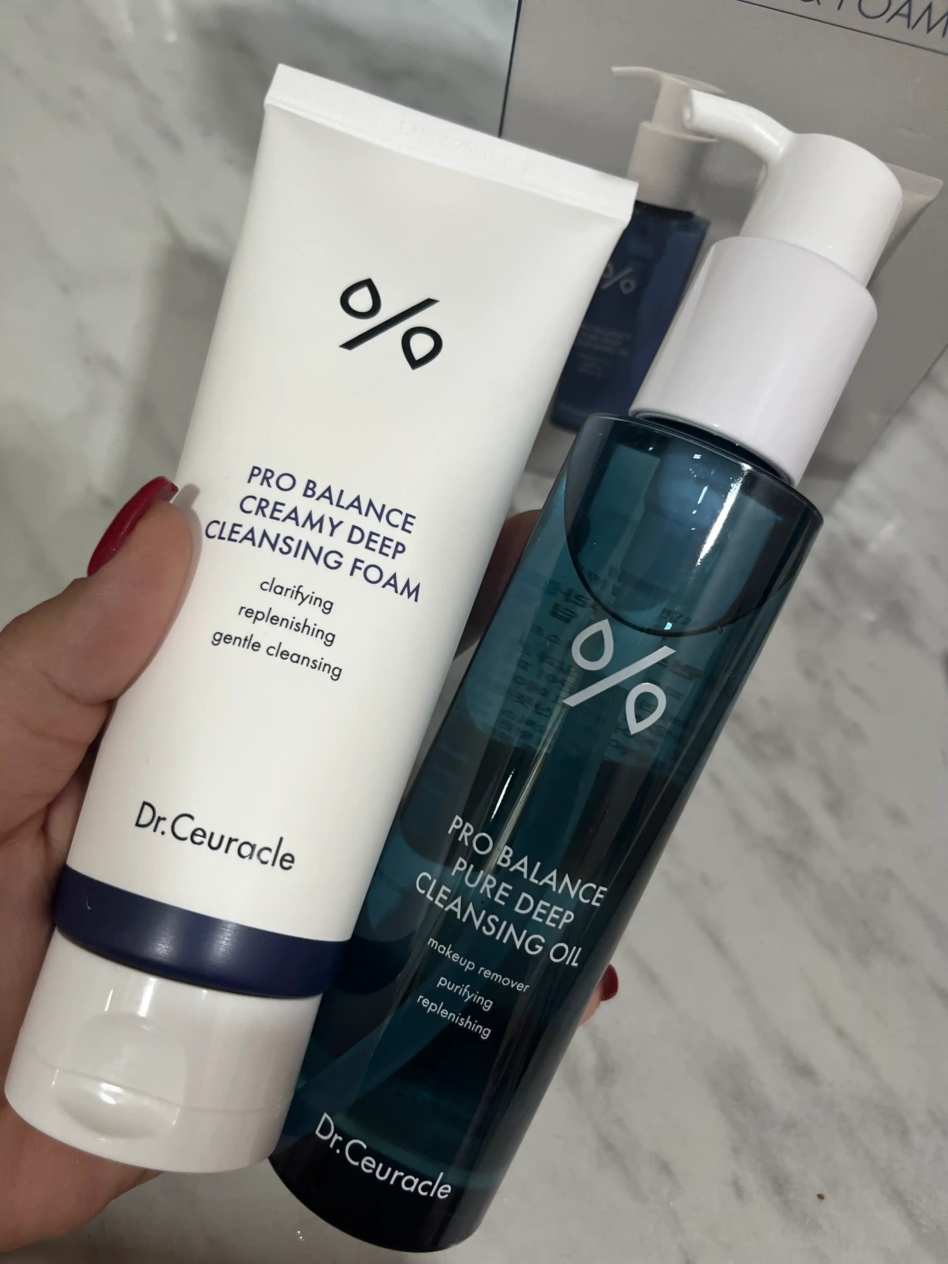 Dr. Ceuracle ikki marta tozalash to'plami Pro Balance Cleansing Duo Set