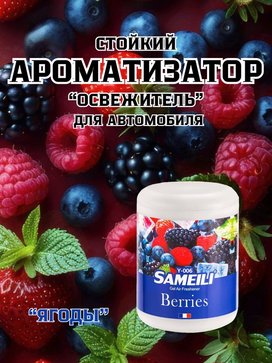 SAMEILI avtomobil uchun gel havo xushbo‘ylantirgichi 200 g, mashina aromatizatori