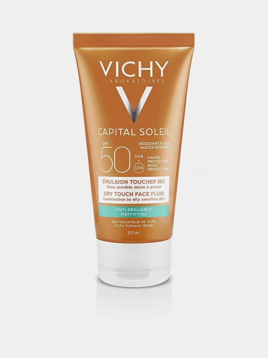 Quyoshdan himoya qiluvchi matlashtiruvchi emulsiya VICHY Capital Ideal Soleil SPF 50, 50 ml