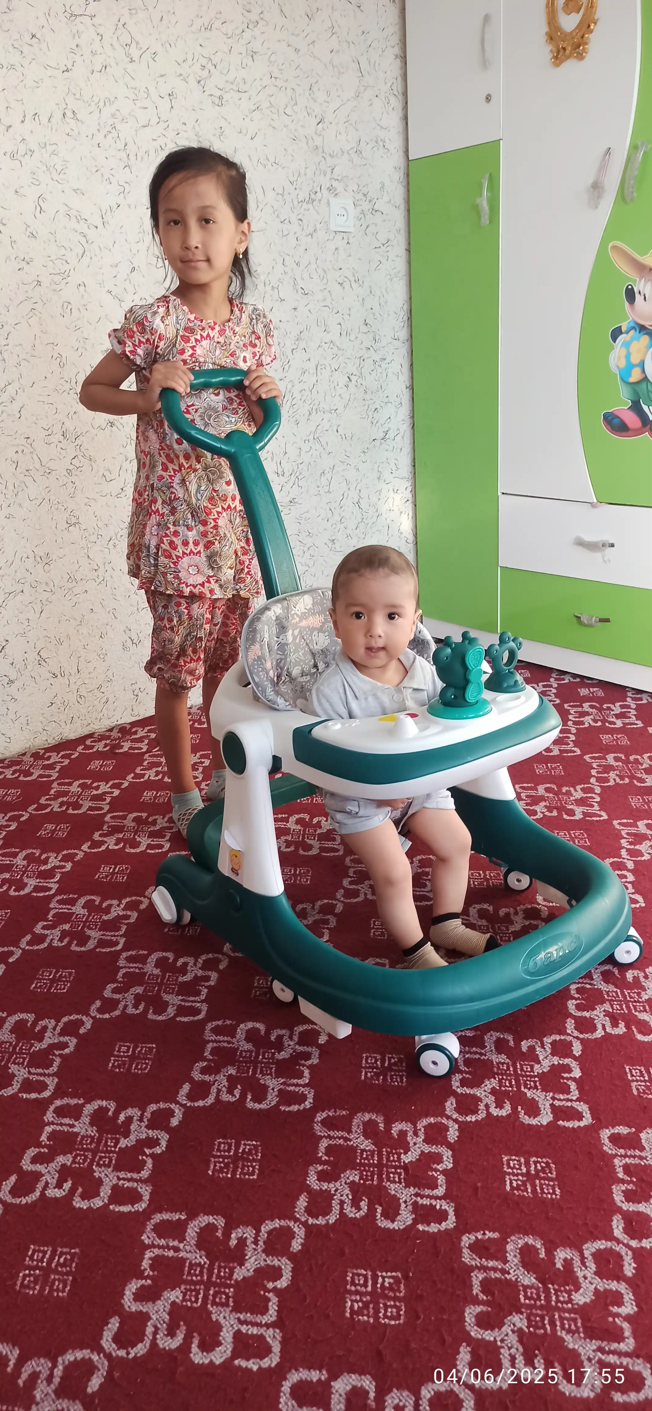 Ходунки детские БАРС, ходунок для детей, 2 в 1, ходунки для детей