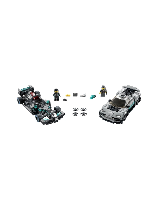 Конструктор LEGO Speed Champions 76909 Aston Martin AMR Valkyrie и Vantage GT3, 592 детали
