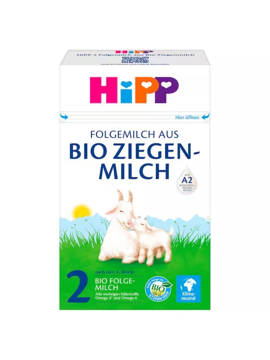 HIPP 2 Organic Follow-on from Goat Milk - детская смесь 2 из козьего молока 400 гр
