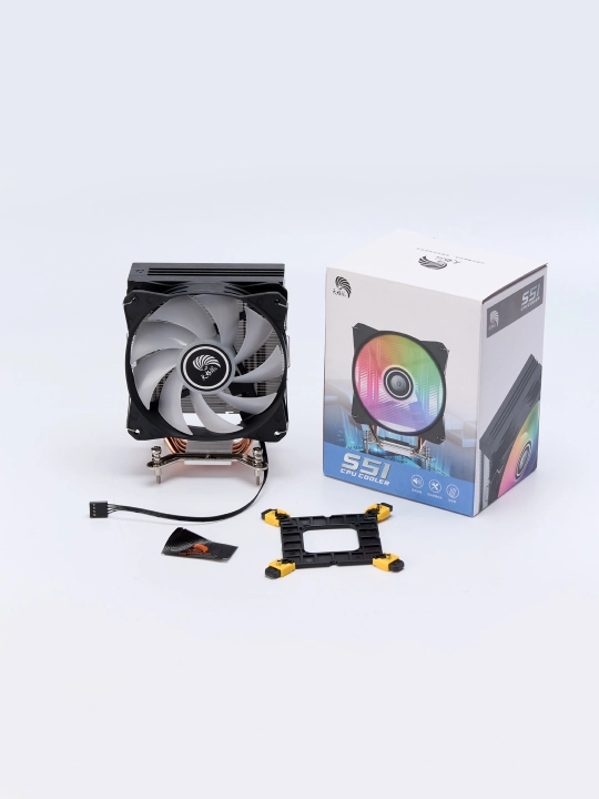 Кулер для процессора ARGB RGB c 2,4, 6 медными трубками для охлаждения процессора