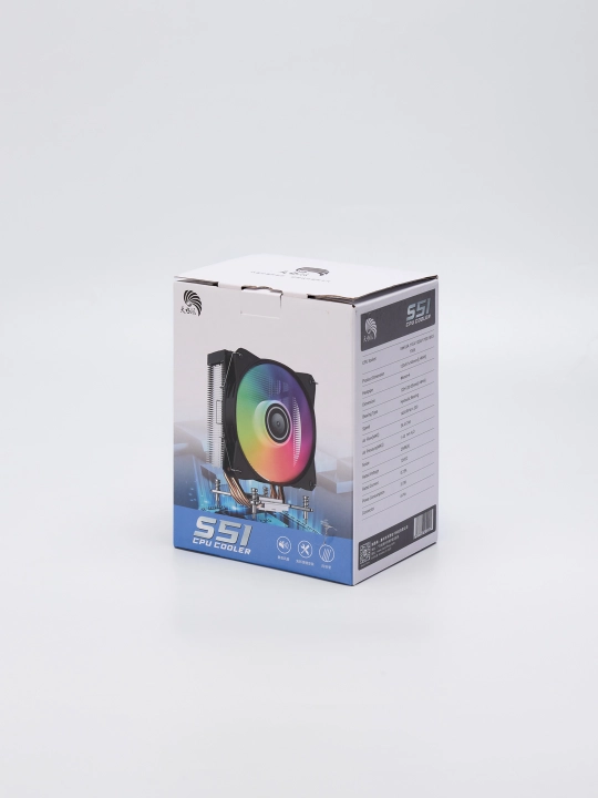 Кулер для процессора ARGB RGB c 2,4, 6 медными трубками для охлаждения процессора