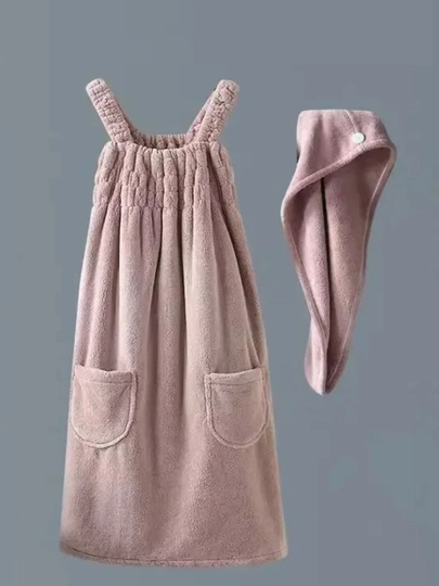 Банное платье из кораллового флиса