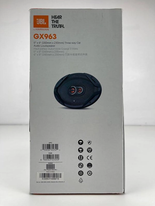 Автомобильные динамики, акустика JBL GX963 300 Вт 6" x 9" 3-полосные
