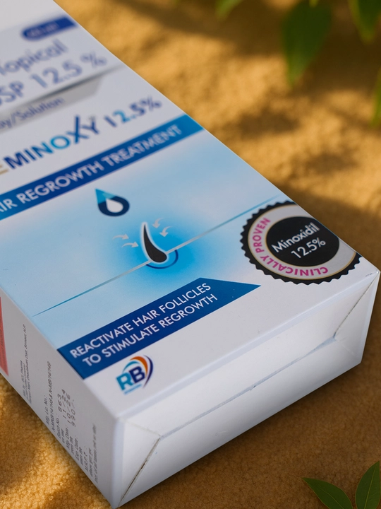 Миноксидил 12.5% Care Minoxy – лосьон-спрей для роста волос и бороды (60мл)