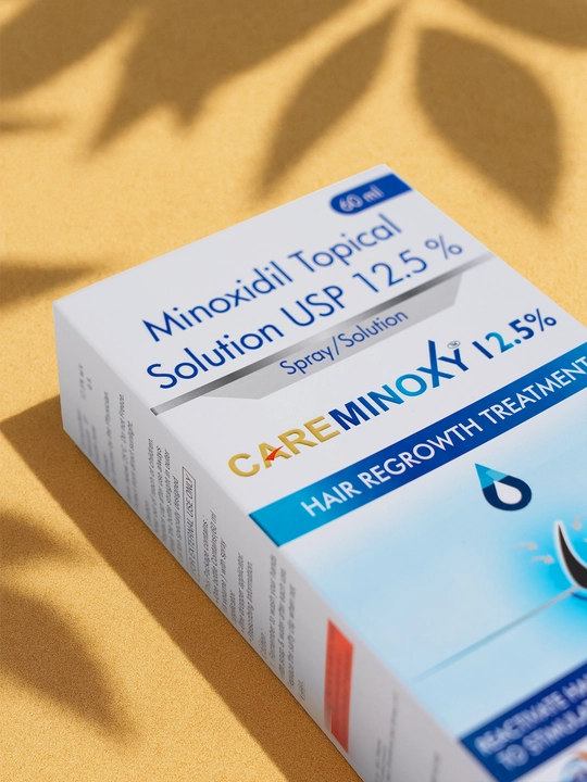 Миноксидил 12.5% Care Minoxy – лосьон-спрей для роста волос и бороды (60мл)