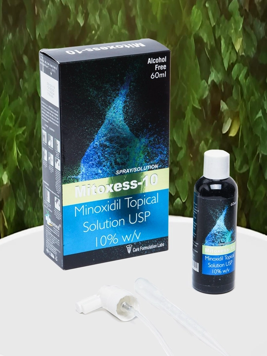 Миноксидил 10% Mitoxess-10 – лосьон для роста волос и бороды без спирта 60мл
