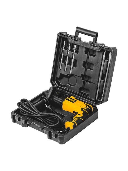 Elektr perforator RH-650-18 DENZEL, SDS-plus, 650 Vt, 2.0 J, SDS-plus, 26603
