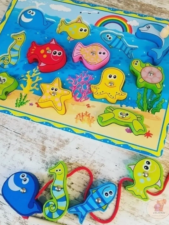 Игрушка детская магнитная рыбалка 3 в 1