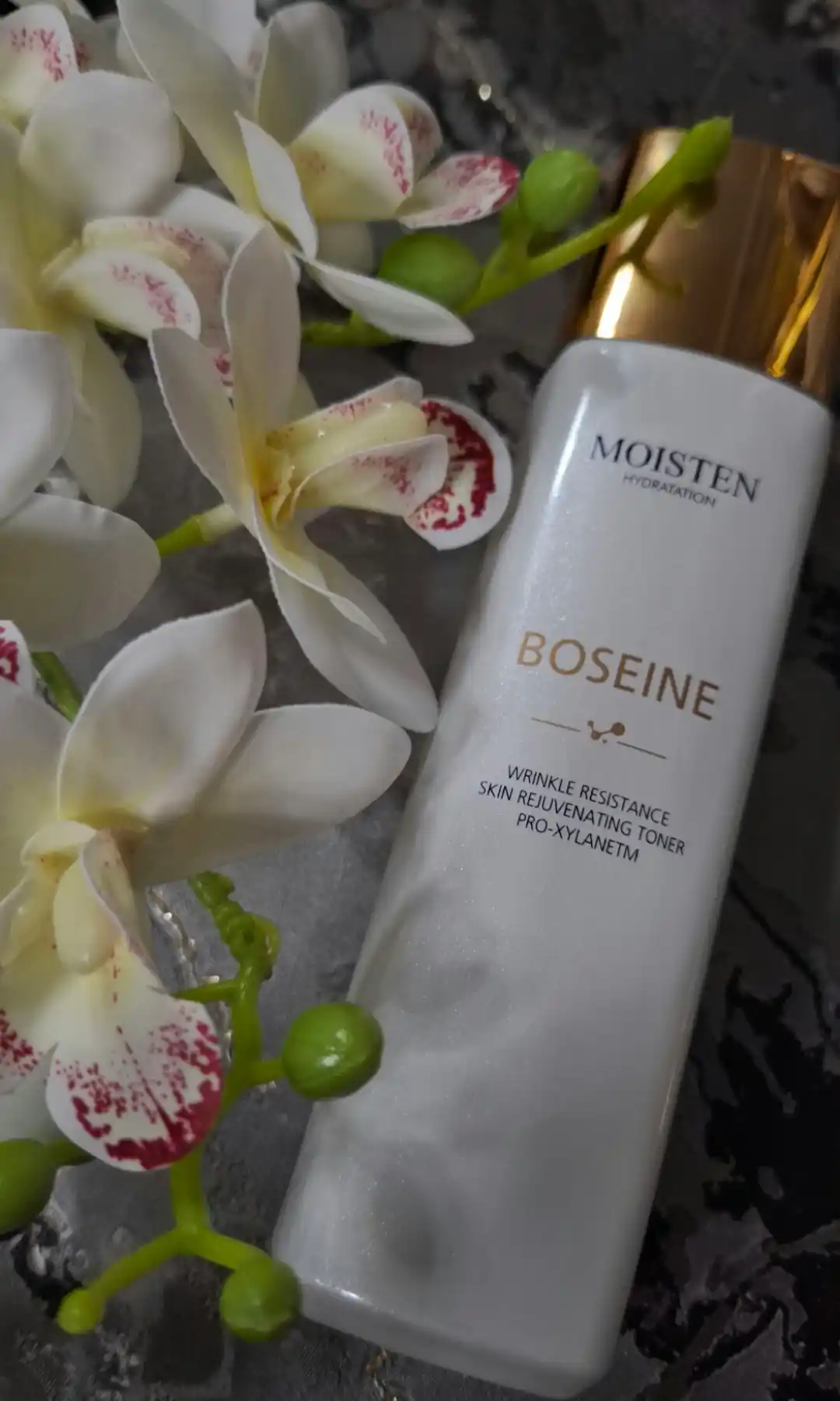 Boseine, Тонер для кожи с эффектом сопротивления морщинам и омолаживания, MOISTEN
