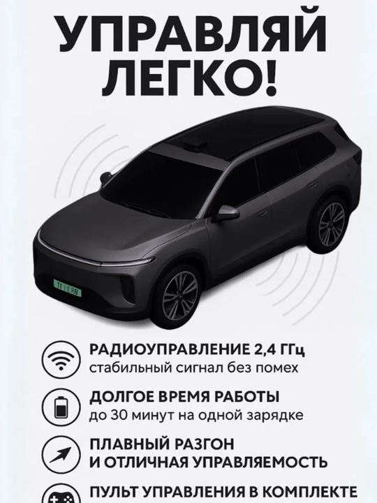 Машинка Lixiang L9 на пульте управления