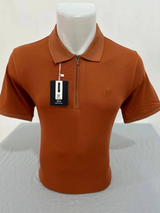 Erkaklar zamokli finka polo, kalta yengli klassik finka RIVA+