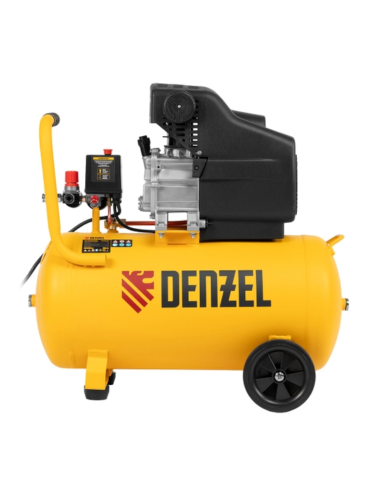 DENZEL DC1500/50 havo kompressori, 1,5 kVt, 50 l, 220 l/min, to‘g‘ridan-to‘g‘ri uzatma, 58161