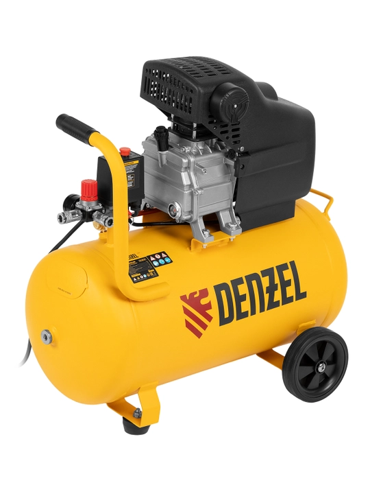 DENZEL DC1500/50 havo kompressori, 1,5 kVt, 50 l, 220 l/min, to‘g‘ridan-to‘g‘ri uzatma, 58161