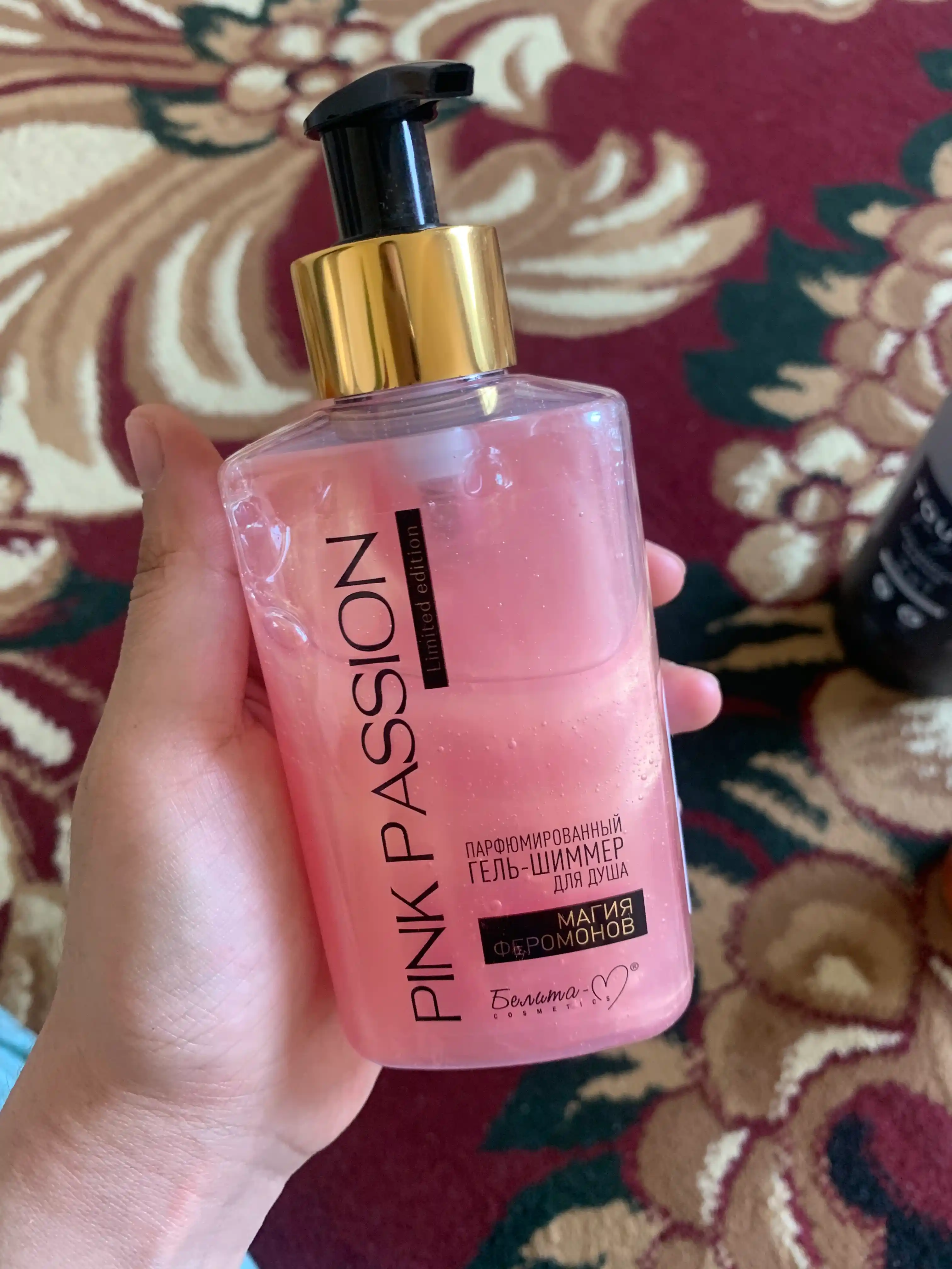 PINK PASSION спрей, гель для душа, скраб, крем для тела, для блеска с феромонами Shimmer