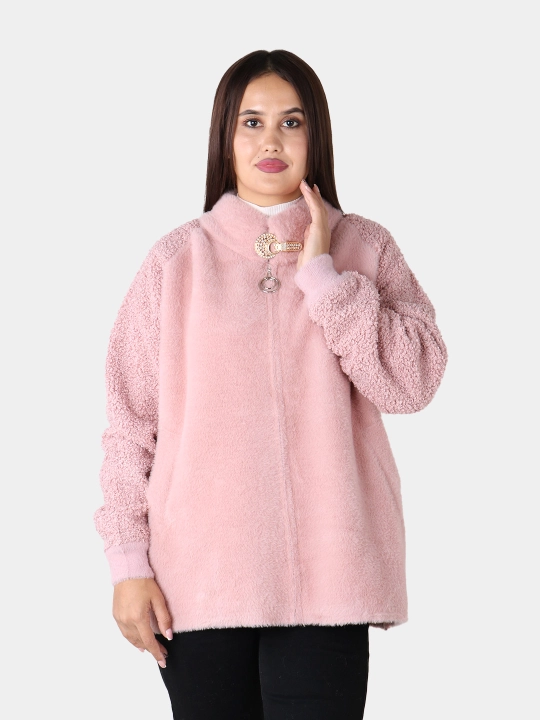 Ayollar uchun angora matoli palto, universal o‘lcham, zamonaviy fason