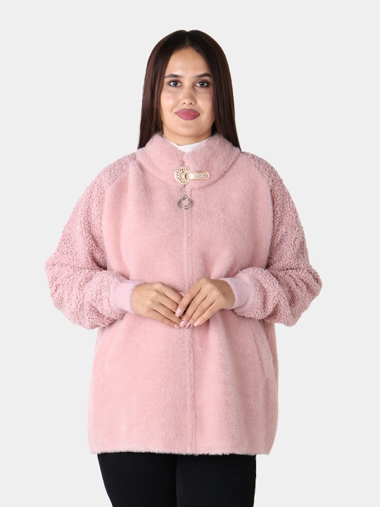 Ayollar uchun angora matoli palto, universal o‘lcham, zamonaviy fason