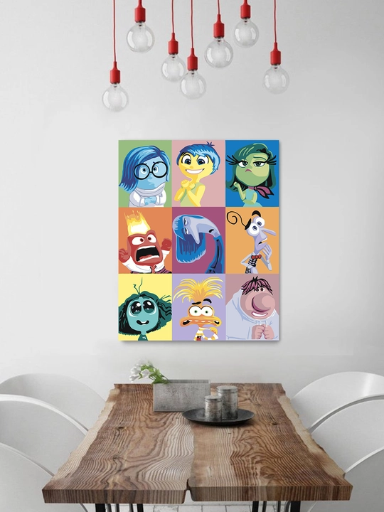 Raqamlar bo'yicha rasm chizish ARTERY "Multfilmlar" 40×50 sm, holstga bo'yaladigan rasm
