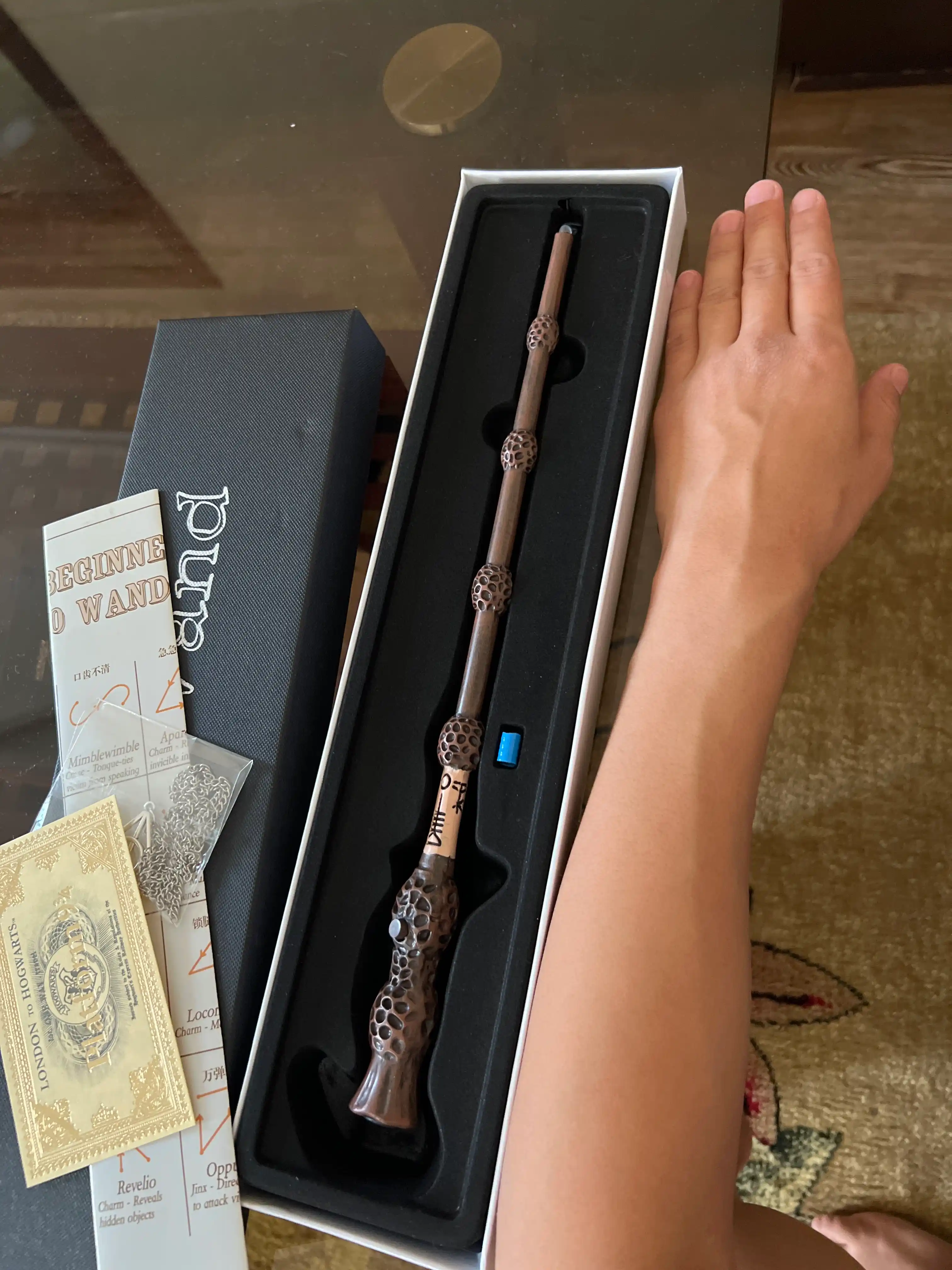 Chiroqli sehrli tayoqcha Harry Potter chiroq bilan, Dambldor, Garri Potter, Volendemort