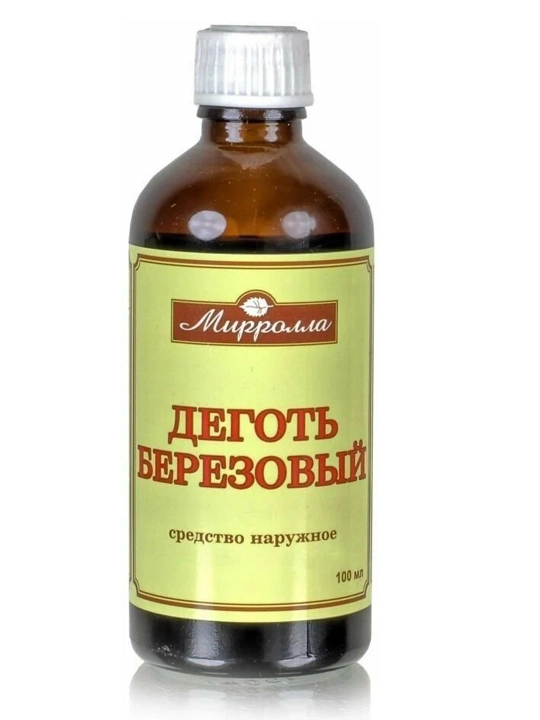 Деготь березовый, MIRROLLA, 100 мл - 