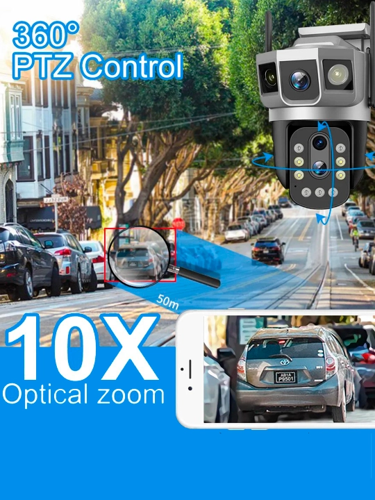 Videokamera VERTO SC23-380X optik Zoom bilan V10-23 IP kamerasi