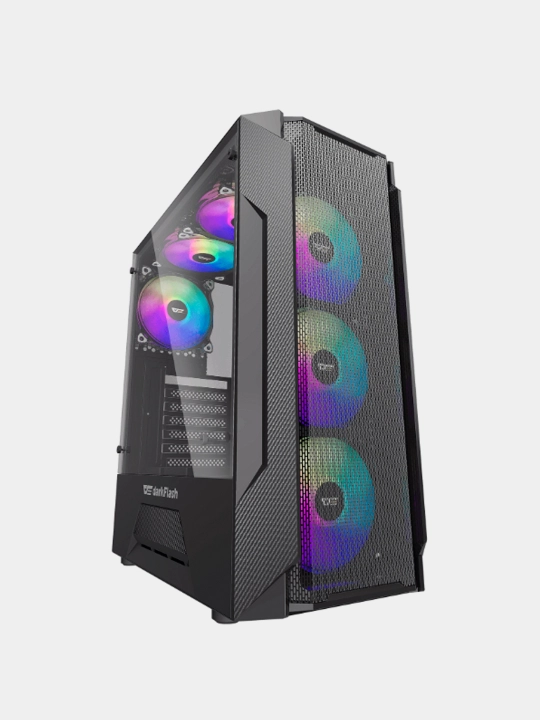 DarkFlash Leo ATX bo'sh kompyuter korpusi - 