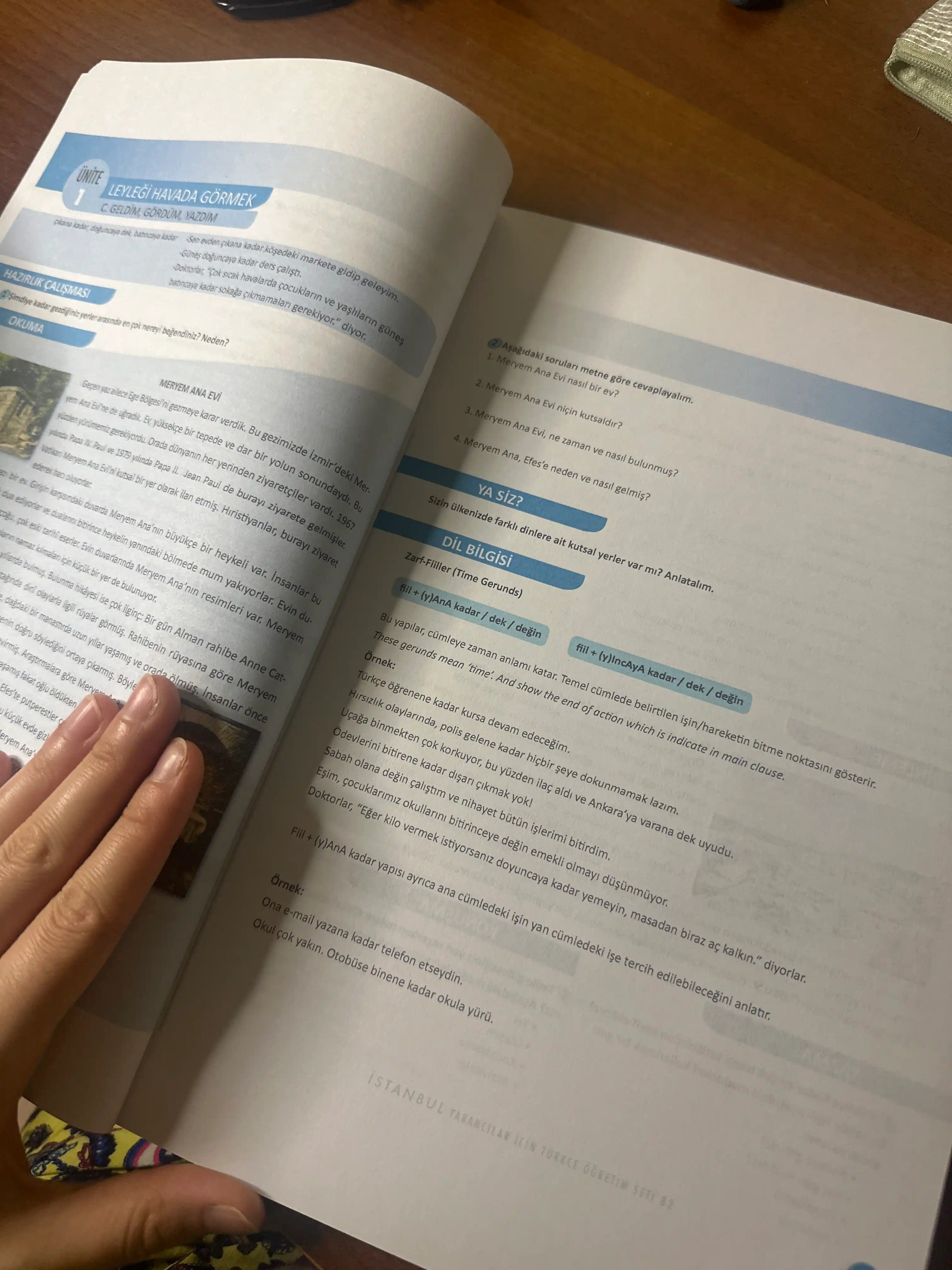 Istanbul turk tili darslik, A1, A2, B1, B2, C1 qismlar, Studentbook va Workbook