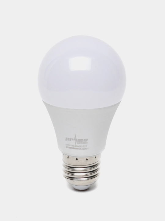 LED lampochkalar PRIME 5Vt–15Vt 6000K E27, 220–240V, uy va ofis uchun