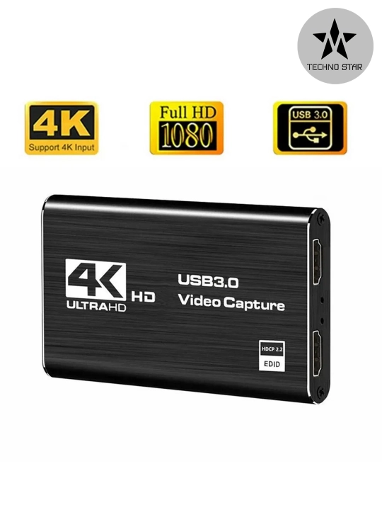 Videoni suratga olish kartasi, 1080p, 60Hz da strim va video yozib olish uchun