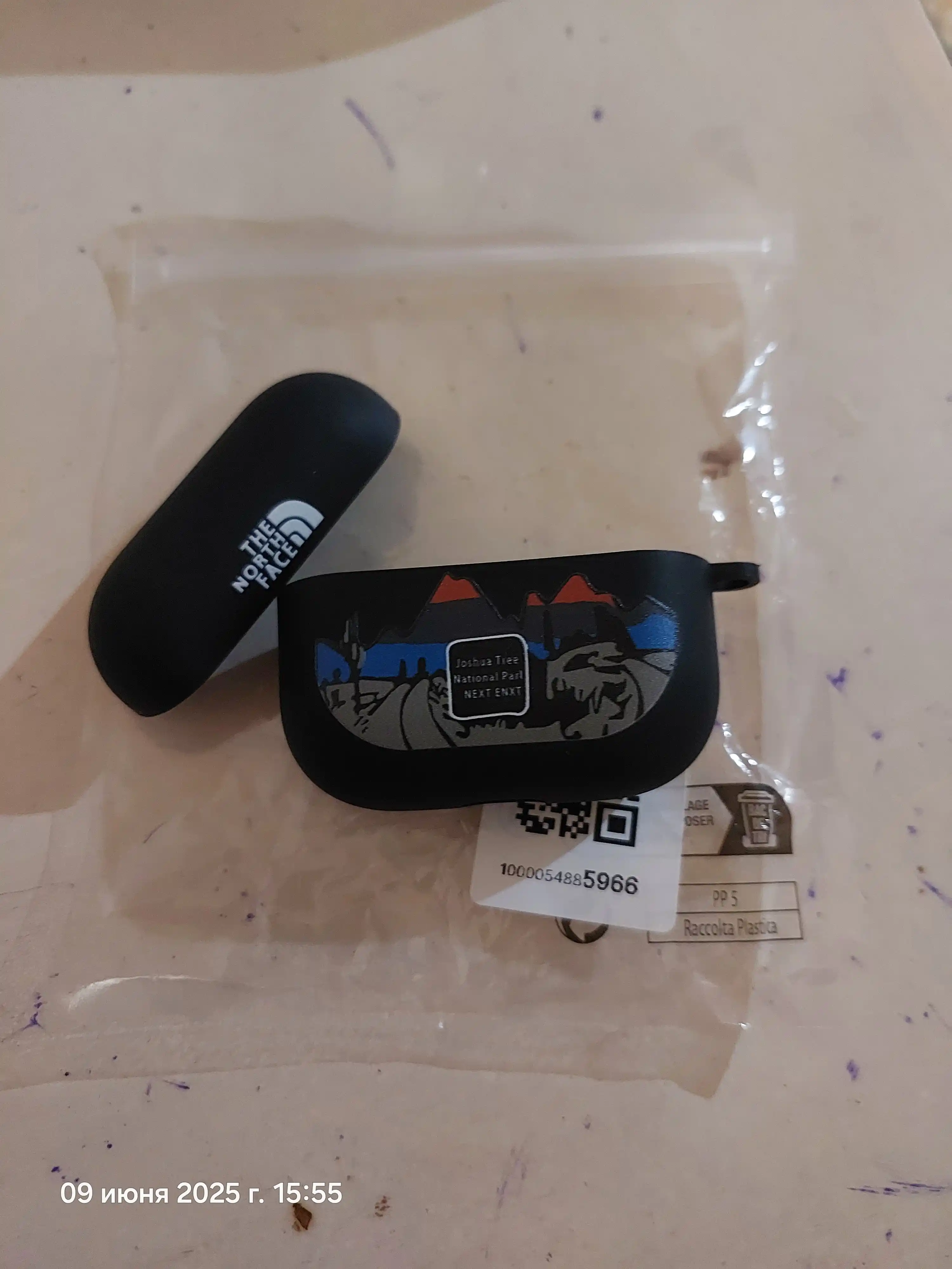 Чехол для наушников AirPods PRO, 3, 2 Pro, силиконовый, с притом The North Face