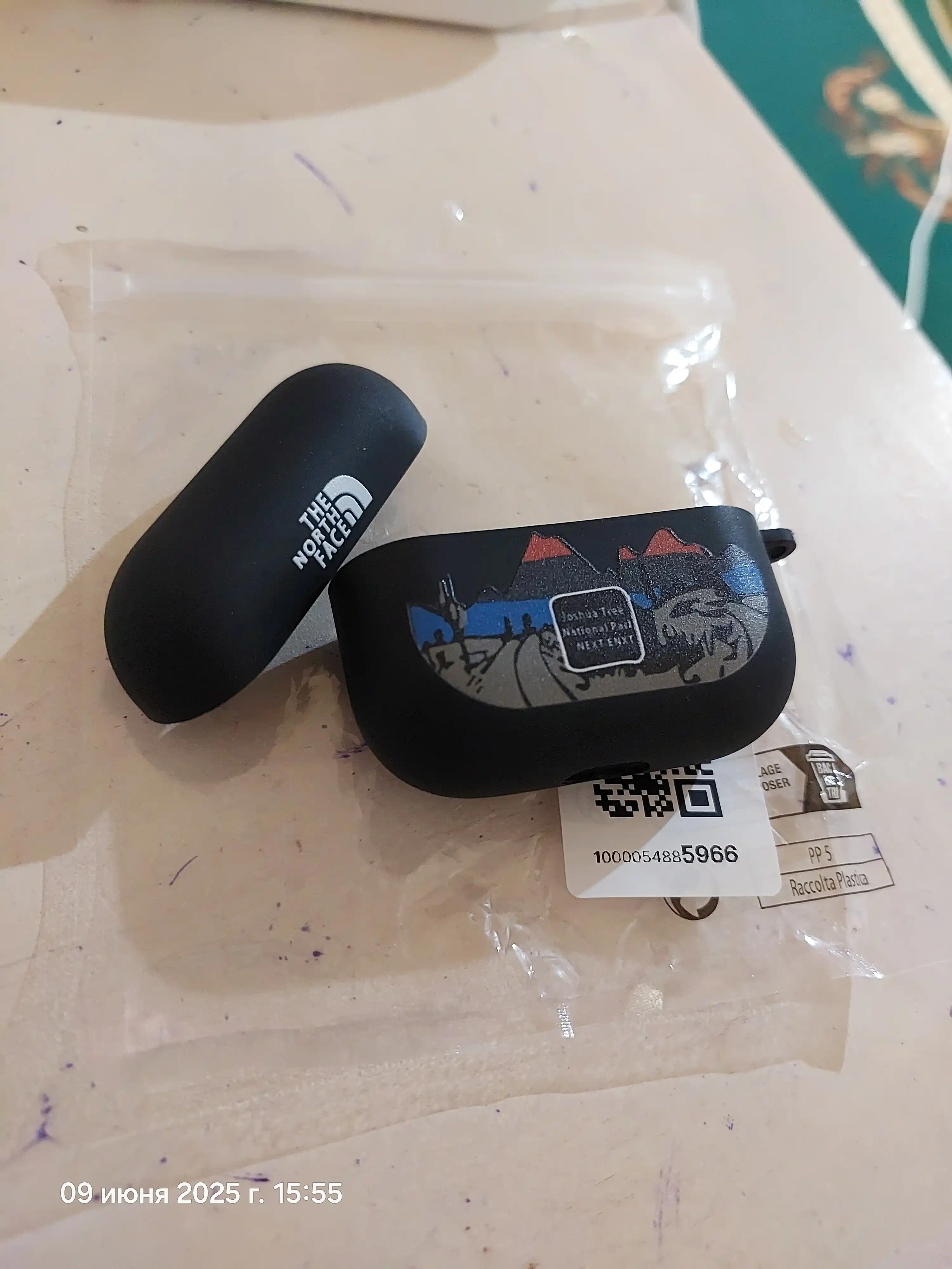 Чехол для наушников AirPods PRO, 3, 2 Pro, силиконовый, с притом The North Face