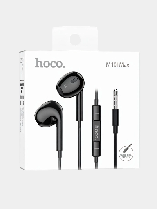 Проводные наушники для Hoco с микрофоном и разъемом Type-C, белые
