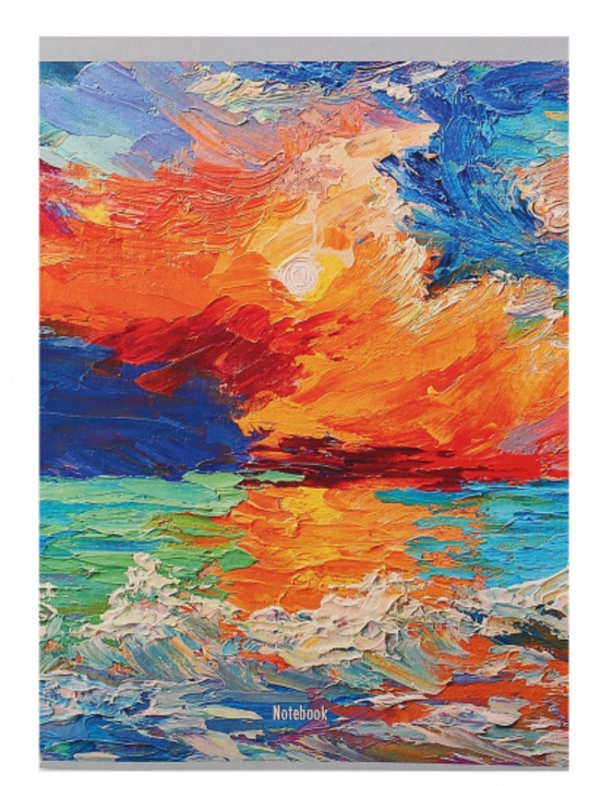 A4 daftar ,60 list, Kanst Eksmo,Rossiya,Painting manzara,abstrakt,laminatli muqova